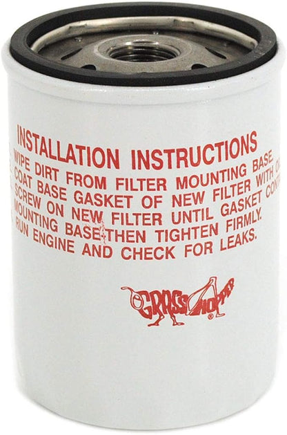 Grasshopper Mower Gemini Series Transmission Filter, 10-Micron Drive Assembly Oil Filter, Protect Transmission from Particles and Contaminants, Lawn & Yard Mowing, Replacement Part, OEM 100850