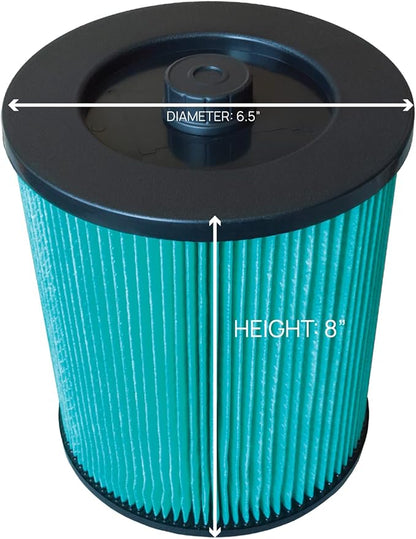 Filter Bros 17912 HEPA Replacement Fits Craftsman Shop Vacuums 5 Gal Plus
