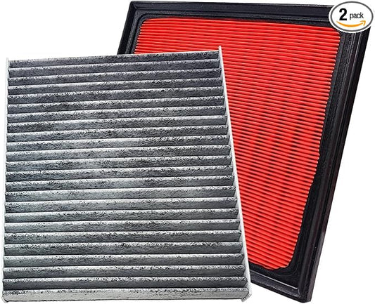 JTBU157-11895 Cabin Air Filter and Engine Air Filter Combo for AVALON CAMRY HIGHLANDER RAV4 ES350 NX250 NX350,Replacement for CF12157