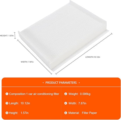 Cabin air filter Suitable for Ford Expedition 2018-2025 F150 2015-2023 F250 F350 F450 F550 Super Duty 2017-2021 Lincoln Navigator 2018-2023-FL3Z-19N619-A