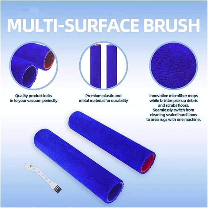 2 Pack Roller Brush Replacement Parts，Compatible For Dyson，Wash G1 Wet Cleaner, Floor Scrubber Machine Vacuum Attachments