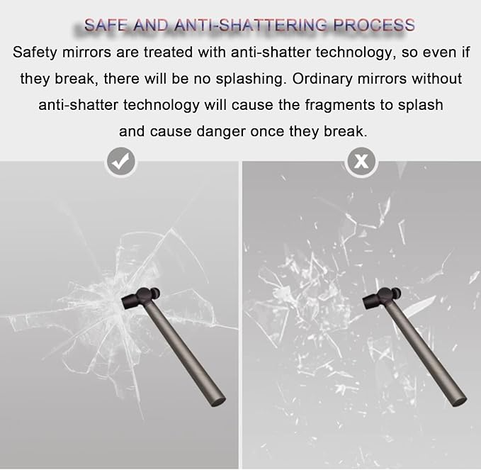 Smart Lighted Bathroom Mirror for Wall，Bathroom Mirror with LED Lights，Energy-Saving LED Smart Mirrors，LED Mirror for Bathroom，with Demister Pad and Smart Touch Switch(H60*W90cm/H23.6*W35.4IN)