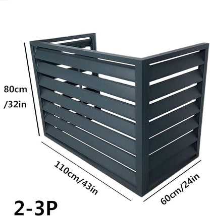 Outdoor air conditioning fence, multifunctional air conditioning privacy screen, outdoor air conditioning hidden protective cover, sturdy and durable,easy to install,suitable for gardens and balconies