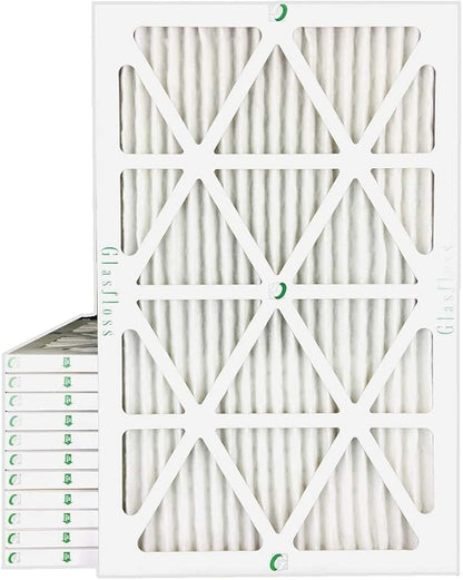 Glasfloss ZL 14x24x1 MERV 13 (FPR 10) Air Filters for AC and Furnace. Case of 12. Actual Size: 13-1/2 x 23-1/2 x 7/8