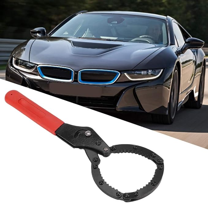 Aramox Oil Filter Wrench, 75-96mm, TPR Handle, ABS Material, Stainless Steel