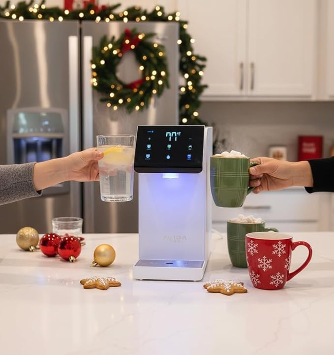 Bottleless Water Dispenser - Instant Hot and Cold Water Dispenser for Countertop W Full Installation Kit, Quiet Multi-Stage Filtration + UV Sterilization & Touchscreen Design, 2026 Ultra