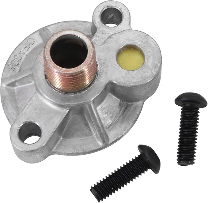 KIPA Oil Filter Adapter Replace for Small Block Chevy V8 Engines SBC BBC Spin On Bypass 305 307 327 350 400 396 402 427 454# 3952301