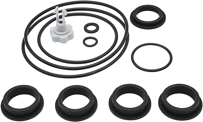 Sand Filter Pump Parts 25013 Repair Set Compatible with Intex Krystal Clear Sand Filter Pump with 25013 Air Release Valve & O-Ring Parts (1 Set)