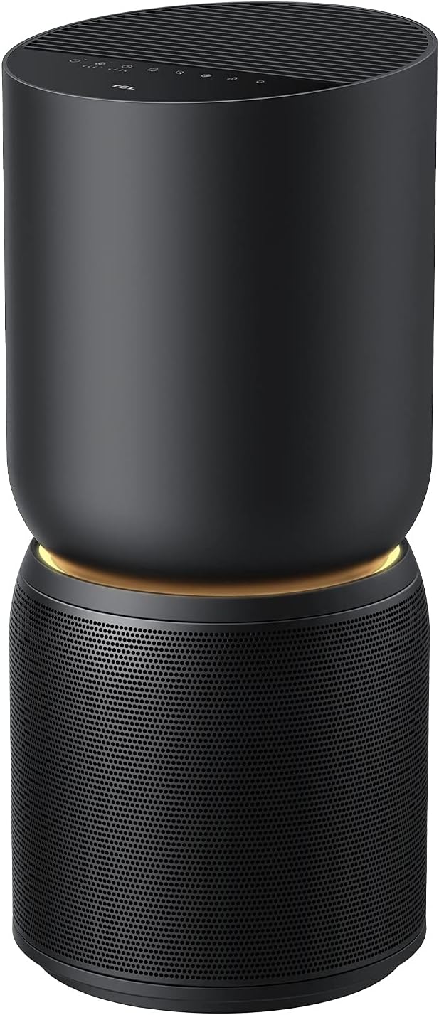 TCL Breeva A5 Air Purifier for Home Bedroom with Ionizer Up to 1765 ft², Auto Mode, H13 True HEPA Filter, 26db Quiet Air Cleaner Filter 99.97% Allergies Smoke Odor Pet Hair Dust Pollen Mold,
