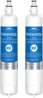 Waterdrop WD-F19C Replacement for GE® RPWFE®, RPWF (with CHIP) Refrigerator Water Filter, Compatible with GFE28GBLTS, GFE28GGKBB, GFE28GSKSS, PFE28KSKSS, PFE28KMKES, 2 Filters Package May Vary