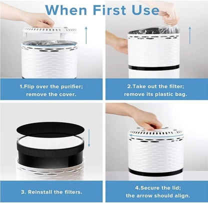 LEVOIT LV-H132 Replacement Filter,Genuine LV-H132-RF Air Purifier Filters,High-Efficiency Activated Carbon for Removal of Smoke,Odor,Allergens,Pollen,(Pack of 2)