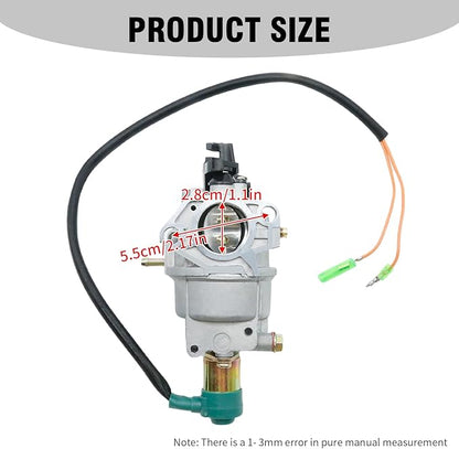 Anxingo 16100-ZE3-704 Carburetor with Air filter Kit, Replacement for DF7000 DFD7000 7000ES 9000ES 420CC DJ190N Enngine Generator, Replaces JF390-I-04B 16100-ZF6-D42