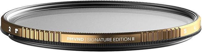PolarPro 82mm Peter McKinnon VND Camera Filter - 2-5 Stop Variable Neutral Density Lens Filter for DSLR/Mirrorless Professional Video – PMVND Signature Edition II for Cinematic Shutter Speed Control