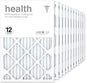 AIRx Air Filter MERV 13 Pleated HVAC AC Furnace Air Filter, Health 12-Pack, Made in the USA - 16x25x1 Furnace Filter