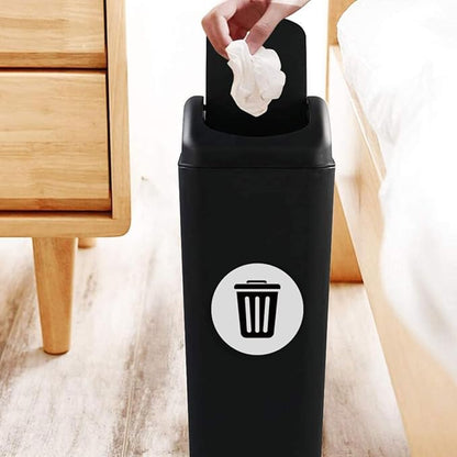 DOITOOL 12pcs Trash Can Recycling Stickers PVC Waste Sorting Decals Removable Self-Adhesive Encourage for Home Office
