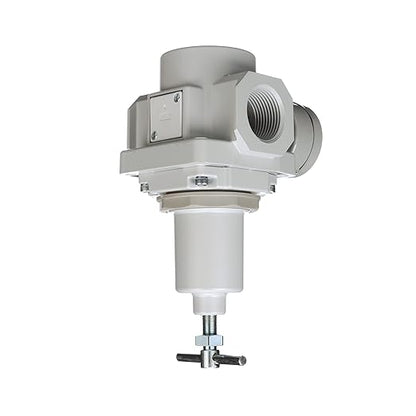 PneumaticPlus SAR Series T-Handle Compressed Air Pressure Regulator (1" NPT)