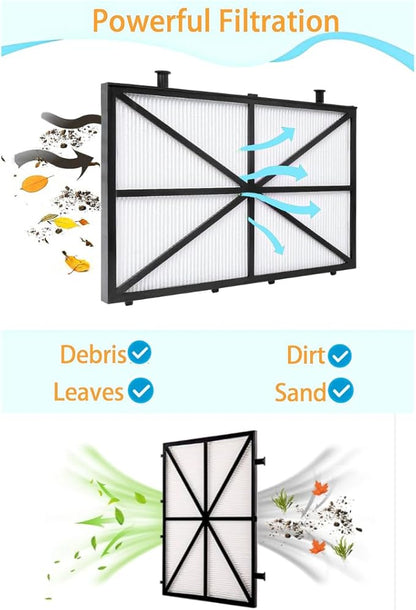 12 Pack Ultra Fine Cartridge Filter Replacement for Dolphin Nautilus CC Plus, M200 / M400 / M500 Robotic Pool Cleaner Parts, Replaces Part # 9991432-R4, K Trends