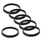 6PCS Kitchen Sink Filter Sealing Ring, Drain Pipe conical Rubber Gasket, Waste Pipe Gasket, 1.77-inch Drain Pipe Sink Odor Collector Siphon, 45mm Inclined Sliding Joint Rubber Ring