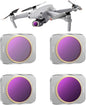4-Pack ND/CPL Filters Set for DJI Air 2S Drone, ND4/CPL, ND8/CPL, ND16/CPL, ND32/CPL Filters Compatible with DJI Air 2S, Multi Coated HD Optical Glass Neutral Density & Polarizer Filter Kits