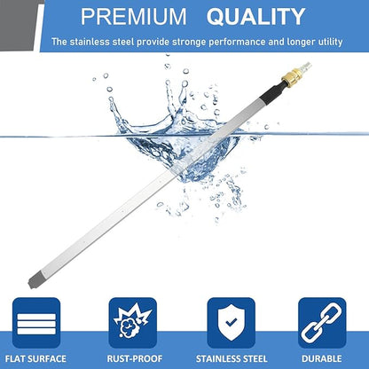 Lucstar Radiator Cleaning Wand & Car A/C Condenser Cleaner(40"wand+Coupler+Valve Switch)， Engine Cabin Air Filter Flusher, Connect with Pressure Washer Air Compressor for Cleaning Home Car Truck