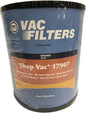 DVC Blue Filter for Shop Vac/for Craftsman Replaces Part Number 17907 (1 Pack)