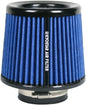 Universal 3" 76mm High-Flow Air Filter, Reusable Cone Cold Air Intake, High Performance, Washable, Clamp-On Car High Flow Dry Air Kit, Flange Diameter: 3 Inch, Filter Height: 6.4 Inch, Green