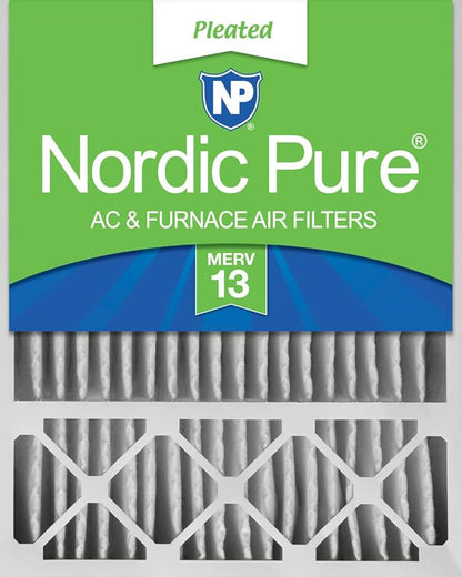 Nordic Pure 20x25x5 (Actual Size: 19 3/4 x 24 3/4 x 4 3/8) Lennox X6673 X6675 Replacement MERV 13 Air Filter 1 Pack