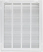16"W x 20"H [Duct Opening Size] Steel Return Air Filter Grille - Removable Face/Door for 1 inch Filters -HVAC Vent Cover Grill - White [Outer Dimensions: 18 5/8"W X 22 5/8"H]