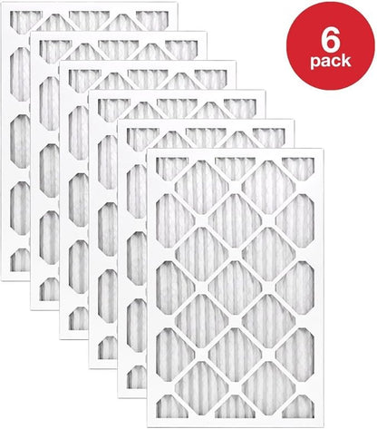 14x20x1 Air Filter ALLERGY MERV 11 6 Pack of Pleated Furnace Filters - Made in the USA - Box of 6 - by AIRx Filters