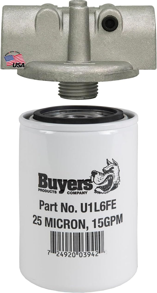 Buyers Products HFA12525 Filter Assembly (Filter Assy 25 Micr 25 Psi Byp)