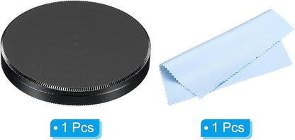 PATIKIL 43mm Lens Cap, Camera Lens Cap Cover Universal Lens Filter Stack Cap Front Metal Protective Case Cover with Cleaning Cloth for Photography Camera Filter