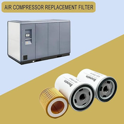 2200902301 Filter Kit Compatible with Atlas Copco, Quincy Chicago Pneumatic Air Compressor Replacement Part, Replace 2200-9023-01, QGS, QRS