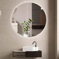 Led Mirror for Bathroom,Bathroom Mirrors for Vanity,Shatter-Proof,with Dimming & 3 Color Modes,Heated Demister Pad,Anti-Fog,Hanging Vanity Mirror,Easy to Install, Easy to Clean (Size : 70x70cm)