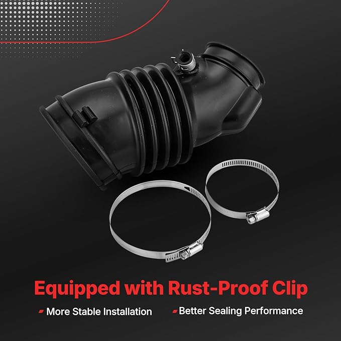17228-RYE-A00 Air Intake Hose with Clamps for 2007 2008 2009 Acura MDX
