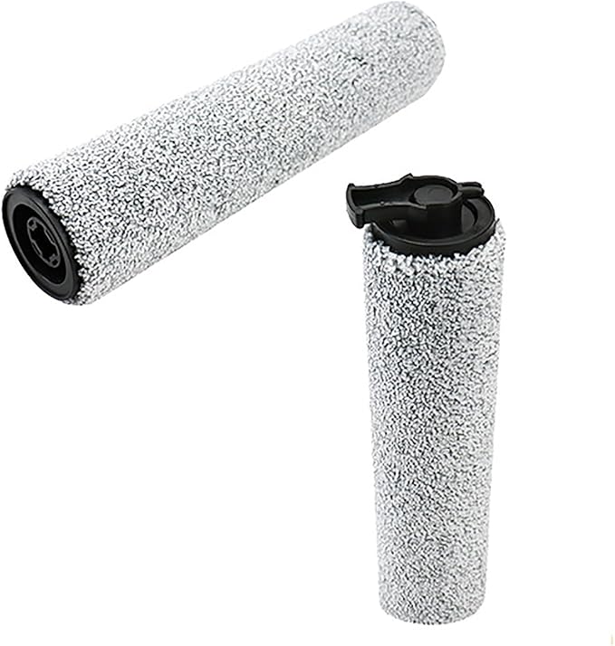 Replacement Vacuum Cleaner Roller Brush HEPA Filter for Bissell Crosswave HF2/3845N/3831 Floor Scrubber Parts, 2 Roller Brush 2 HEPA Filter