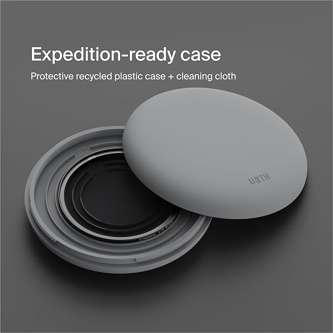 Urth 67mm Magnetic Ethereal Black Mist ⅛ Diffusion Lens Filter (Plus+) - Cinematic Effect, 20-Layer Nano-Coated Light Dispersing Particles
