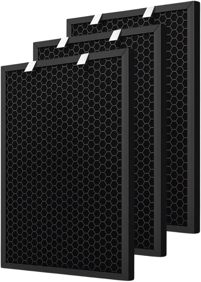 Nispira Activated Carbon Pre Filter Replacement, 3 Pack, Compatible with Bissell Air220, Air320, 2609a, 2768a Air Purifiers