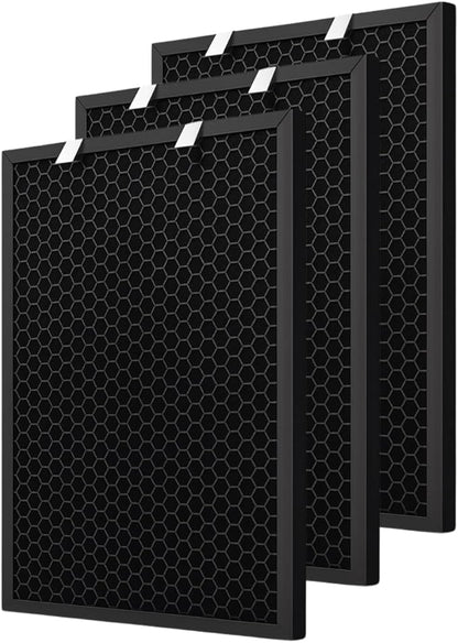 Nispira Activated Carbon Pre Filter Replacement, 3 Pack, Compatible with Bissell Air220, Air320, 2609a, 2768a Air Purifiers