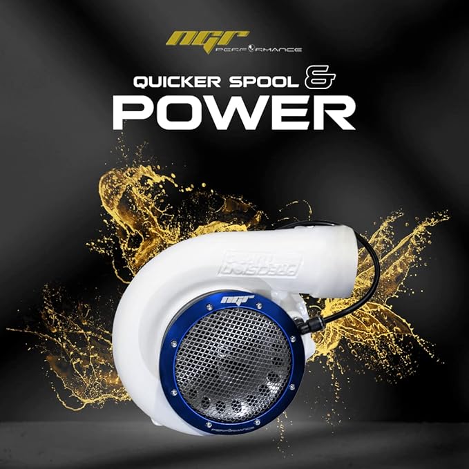NGR Turbo Filter (Drag Edition) | Universal 4 inch & 3.5 inch Turbo Screen Protector | Cold Air Intake Turbo Screen for Engine Performance & Protection | Blue