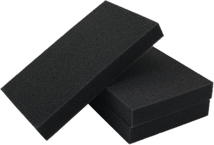 6PCS Aquarium Biofiltration Sponge 6.28x4x0.78 inches Fish Tank Filtration Media Cuttable Dust Proof Wool Air Purification Equipment