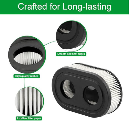 10 Pack 593260 Lawn Mower Air Filter 798452 334404 Replacement, Fit for Most 500 500ex 550ex 625e 675ex 675exi 725exi Series Engines Models, Compatible with Troy Bilt TB110 TB200 TB230 Lawnmower.
