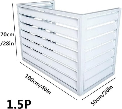 Outdoor air conditioning fence, multifunctional air conditioning privacy screen, outdoor air conditioning hidden protective cover, sturdy and durable,easy to install,suitable for gardens and balconies