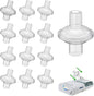 12 Pack Universal Fit in Line Filter for CPAP and BiPAP Machines - Improve Your CPAP Experience with These Filters, for 22mm and 25mm CPAP Tube