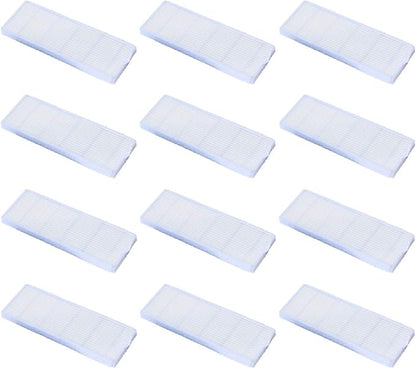 Nispira HEPA Filter Compatible with i-life Model A6 A4 A4s Robotic Vacuum Cleaner, 12 Packs