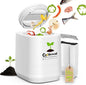 Electric Composter for Kitchen, Large Smart Compost Bin with 2 Carbon Filters, Quick Compost Maker Turn Food Waste to Fertilizer,Odorless/Auto-Clean/Out-Indoor,2025 Newer Home Countertop Compost Gifts