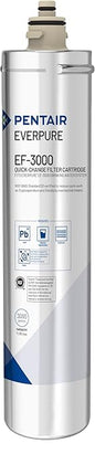 Pentair Everpure EF-3000 Quick-Change Filter Cartridge, EV985750, For Use in Everpure EF-3000 Full Flow Drinking Water System, 3,000 Gallon Capacity, 0.5 Micron