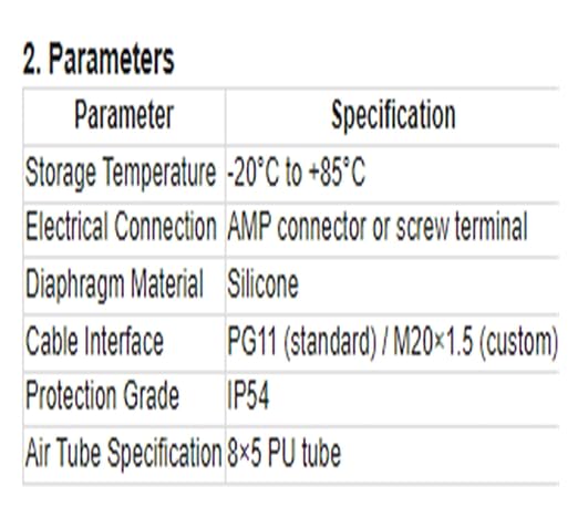 1pcs 604 Micro Differential Pressure Switch - 20-1000Pa Adjustable Air & Gas Sensor for HVAC Systems, Ventilation, Filter, Duct Alarm Use(20-200pa)