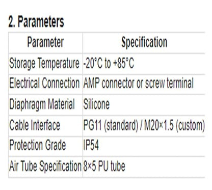 1pcs 604 Micro Differential Pressure Switch - 20-1000Pa Adjustable Air & Gas Sensor for HVAC Systems, Ventilation, Filter, Duct Alarm Use(20-200pa)