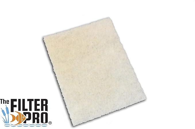 Cut Replacement Skimmer Mat Beige Coarse Filter Media to Fit Popular Brands, Made in USA (14" x 18" x 1.25" Thick - 3 Pack)