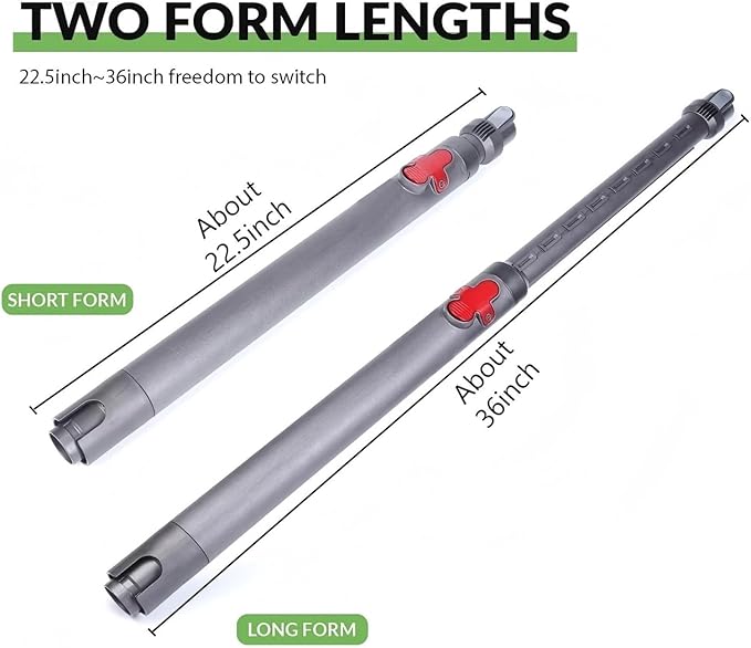 Vacuum Cleaner Extension Rod, Extension Pole (Compatible with Dyson DC23/DC26/DC39) Vacuum Cleaner Handle Extension Tube Replacement Accessory